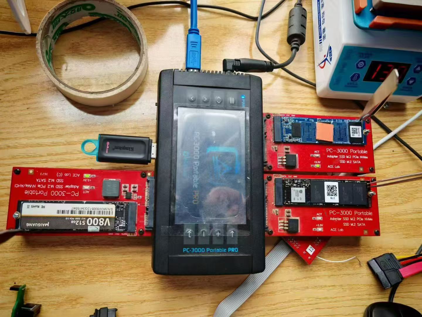数据恢复专业设备工作台